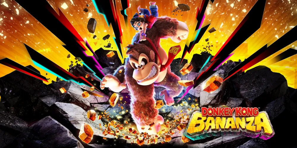 Artwork ufficiale di Donkey Kong Bananza per Nintendo Switch 2