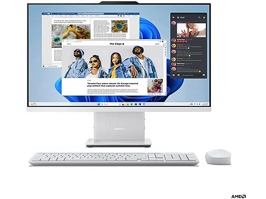 PC All-in-One LENOVO IdeaCentre AIO 27ARR9, 27" FHD, AMD Ryzen 5 7535HS, 16GB RAM, 512GB SSD, Cloud Grey